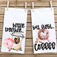 Coffee & Donut Tea Towel Set