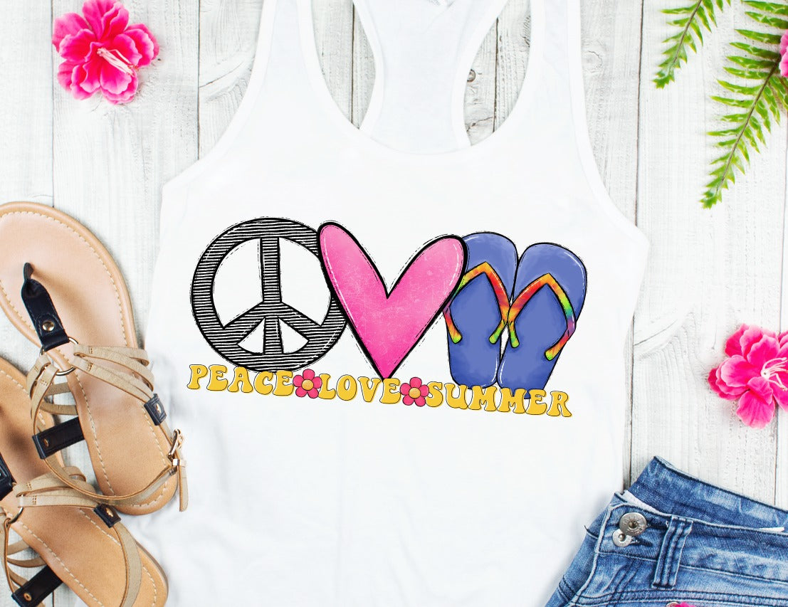 Peace Love Summer - Horizontal - Part of 2022 Creatives