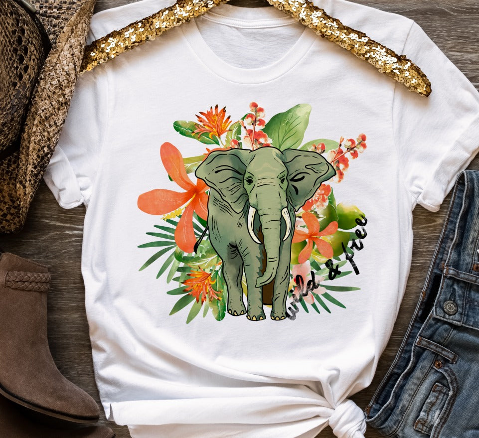 Wild and Free Elephant