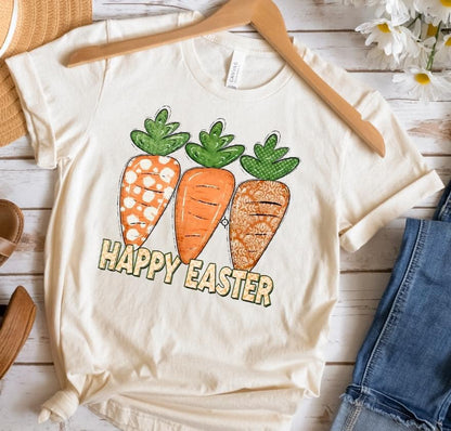 Happy Easter Three Carrots