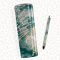 Elegant Jade Sublimation Tumbler Wrap with BONUS Pen Wrap [20 oz Tumbler]