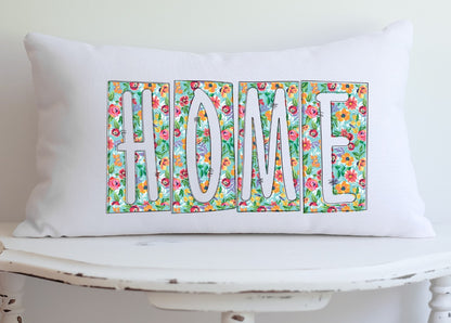 Orange Floral Alphabet