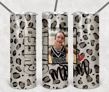 Basketball Mom Photo Frame Tumbler Wrap [20 oz]