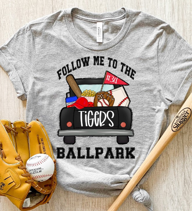 Ballpark Truck Baseball Red