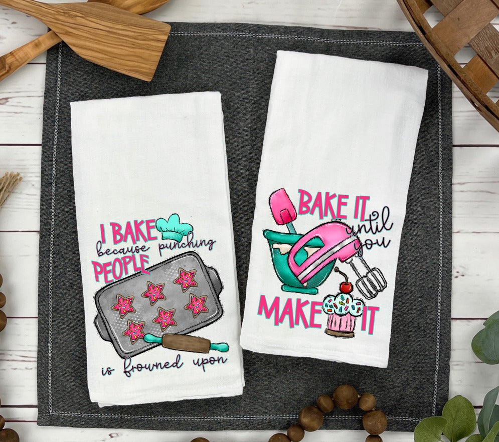Funny Baking Tea Towel Set