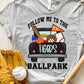 Ballpark Truck Baseball Orange