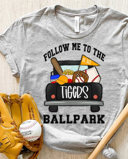 Ballpark Truck Baseball Yellow