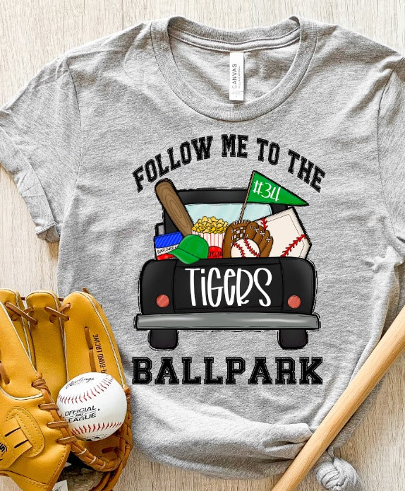 Ballpark Truck Baseball Green