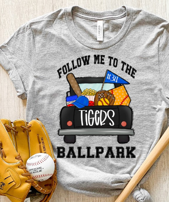 Ballpark Truck Softball Blue