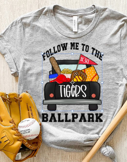Ballpark Truck Softball Red