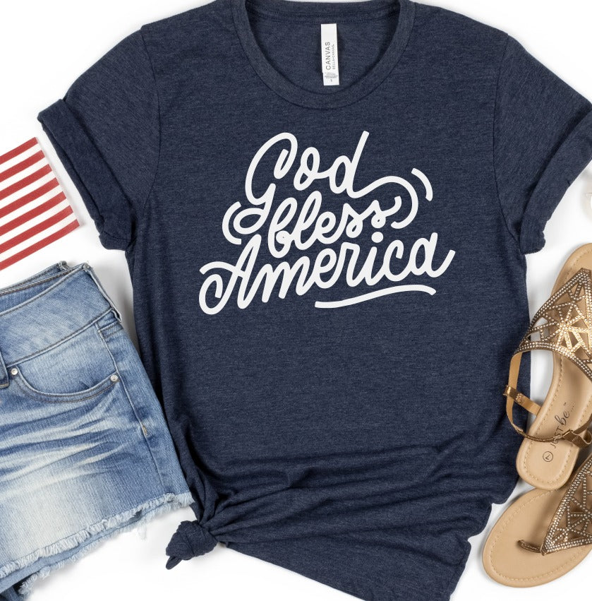 God Bless America Version One [svg And Png] – Soul & Grace Designs