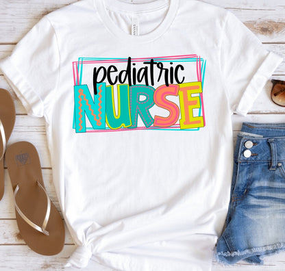 Pediatric Nurse Bright Letters