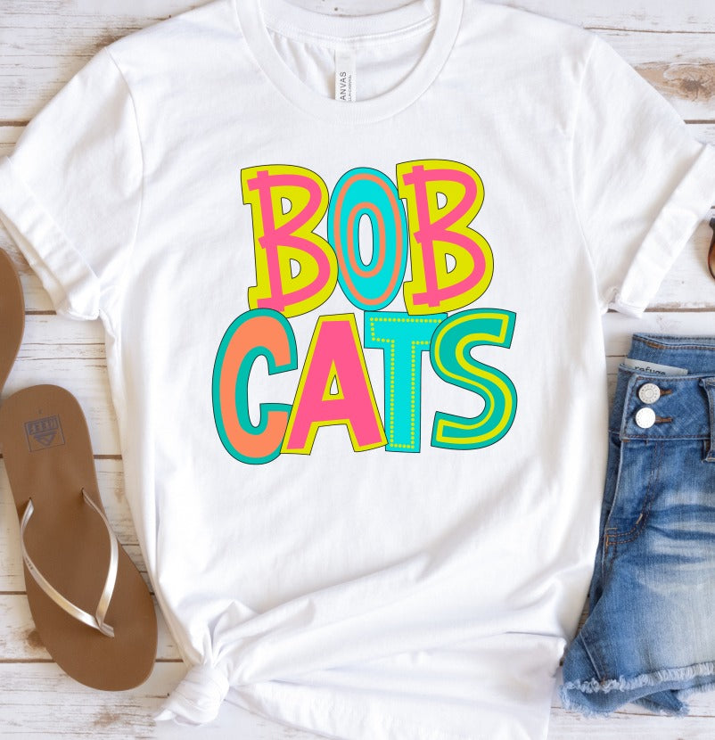 Bobcats Bright Letters