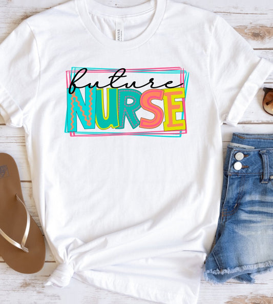 Future Nurse Bright Letters
