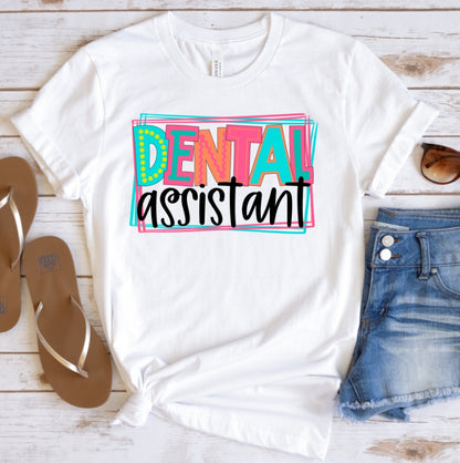 Dental Assistant Bright Letters