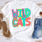 Wildcats Bright Letters