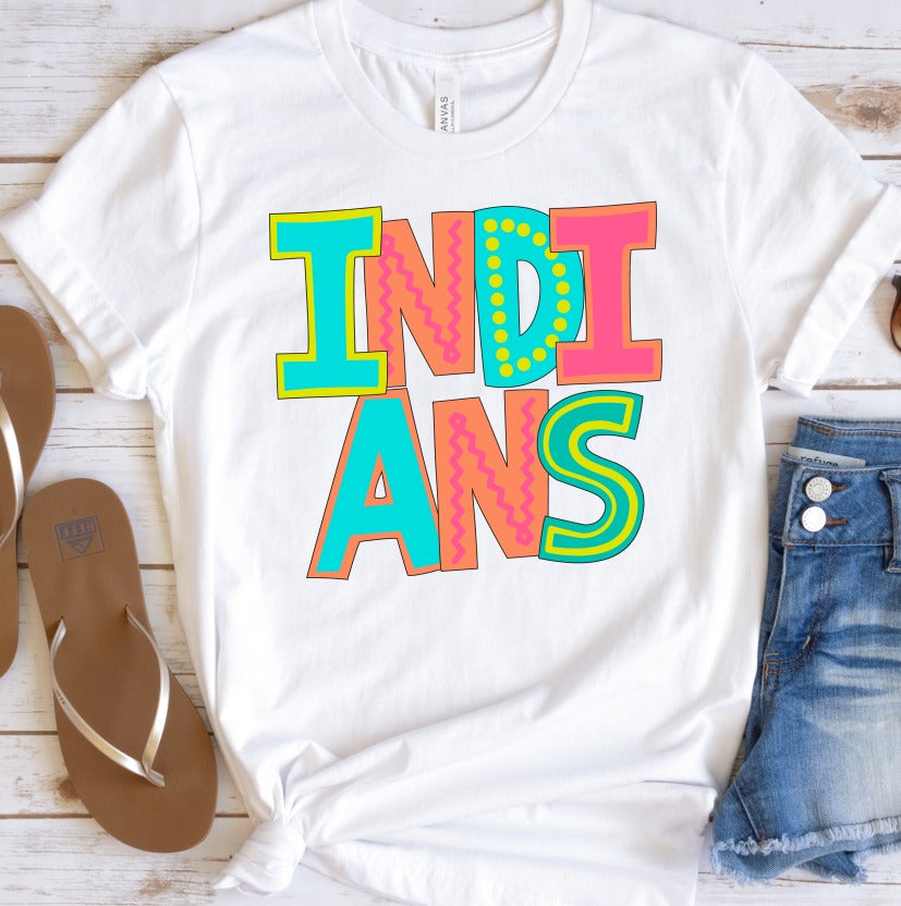 Indians Bright Letters