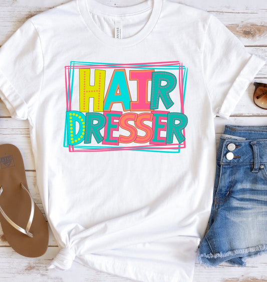 Hair Dresser Bright Letters