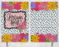 Spring Thoughts Journal Covers [Mix and Match - 4 covers, 4 name plates]