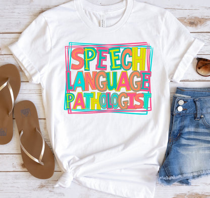 Speech Language Pathologist Bright Letters