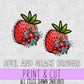 Berry Sweet Strawberry  [Print & Cut Sticker]