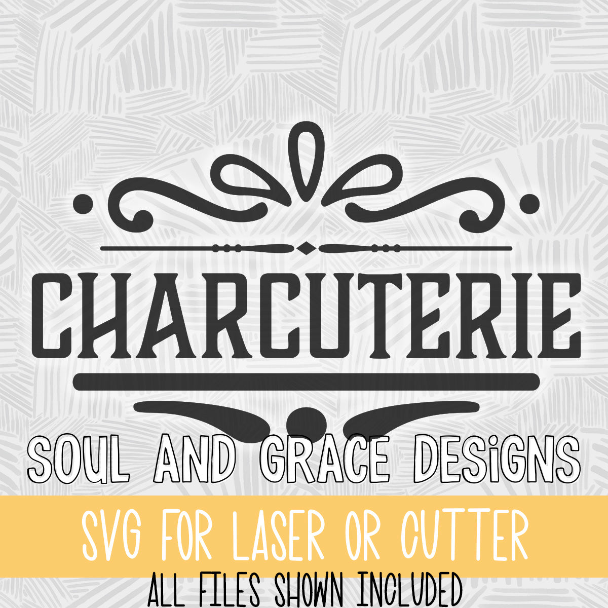 Charcuterie Bold Block [SVG]