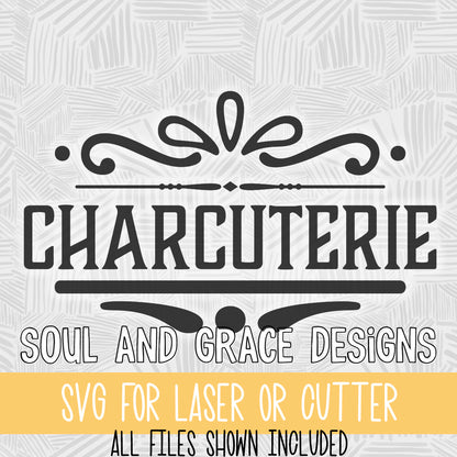 Charcuterie Bold Block [SVG]