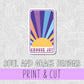 Choose Joy Sunshine Print & Cut Sticker