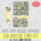 Daisies and Lilacs Sublimation Template Set [Pen Wrap, Journal, Tumbler]
