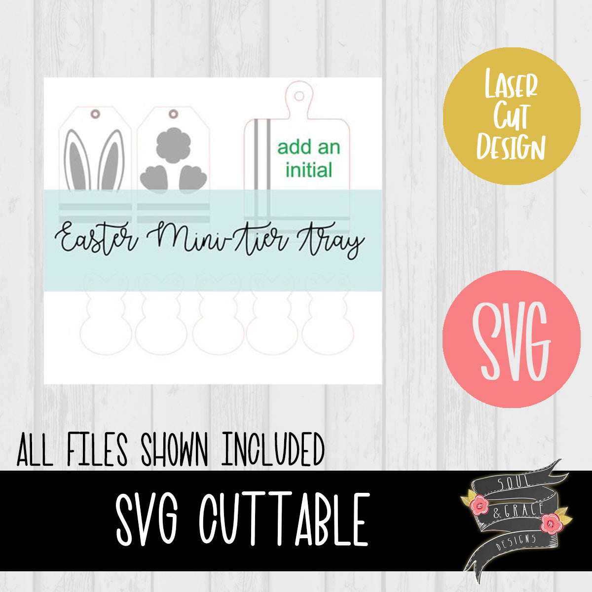 Easter Mini Tier Tray Set [SVG]