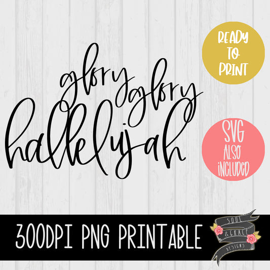 Glory Glory Hallelujah [PNG and SVG]