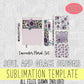 Lavender Floral Set [pen wrap, tumbler wrap, journal, seamless paper, background]