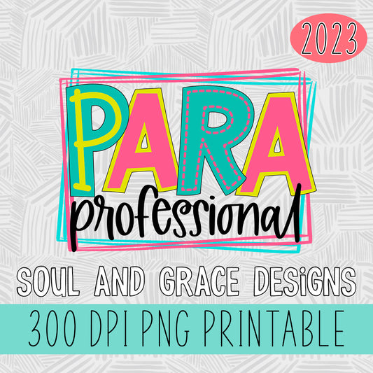 PARA Professional Bright Letters