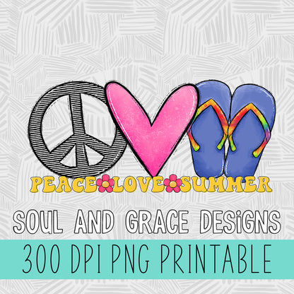 Peace Love Summer - Horizontal - Part of 2022 Creatives