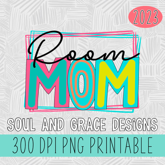 Room Mom Bright Letters