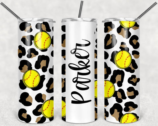 Softball Leopard Sublimation Set
