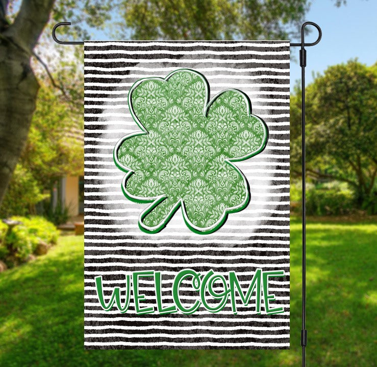St. Patrick's Welcome Garden Flag