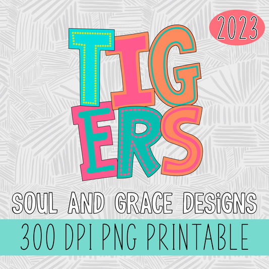 Tigers Bright Letters