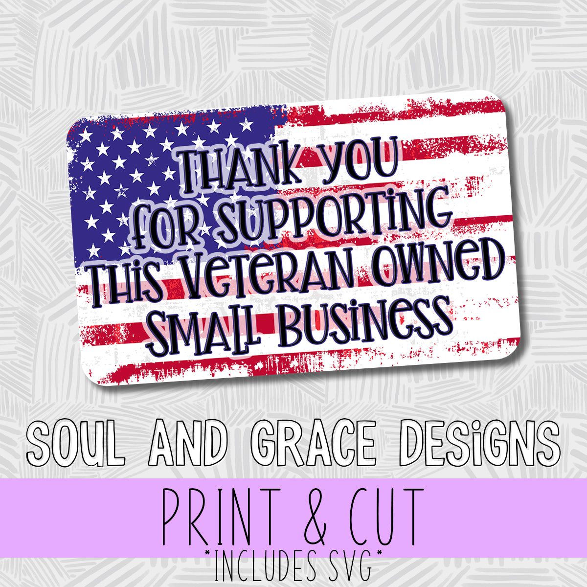 Thank You for Supporting This Veteran Owned Small Business