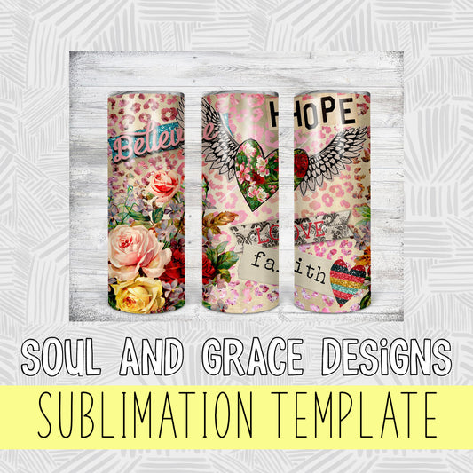 Vintage Junk Journal  [TUMBLER WRAP]