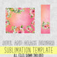 Wedding Garden Sublimation Tumbler Wrap with BONUS Pen Wrap [20 oz Tumbler]