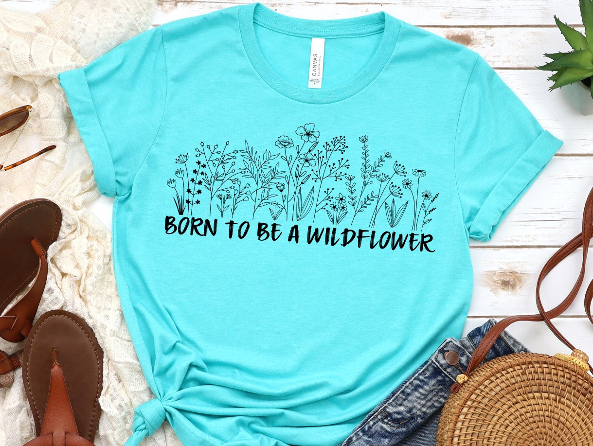 Born to Be a Wildflower  [PNG and SVG]