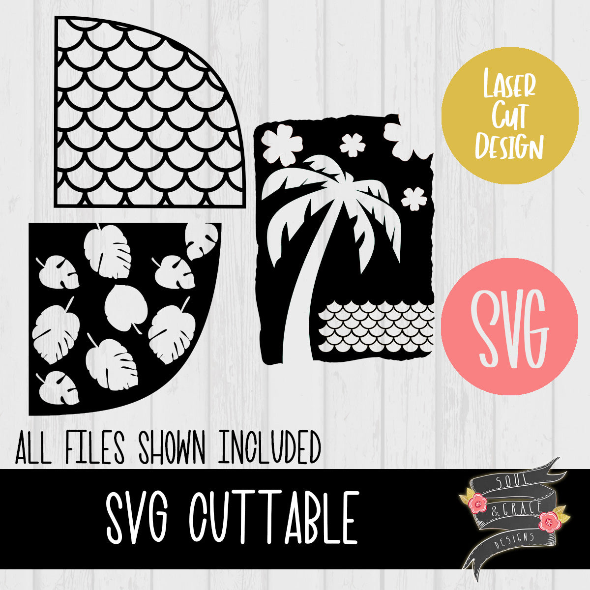 Beach Bleach Templates [SVG]