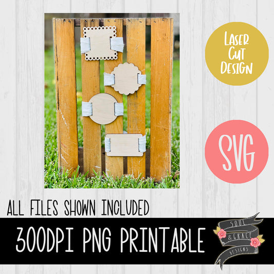 Gift Tag Charms [SVG]